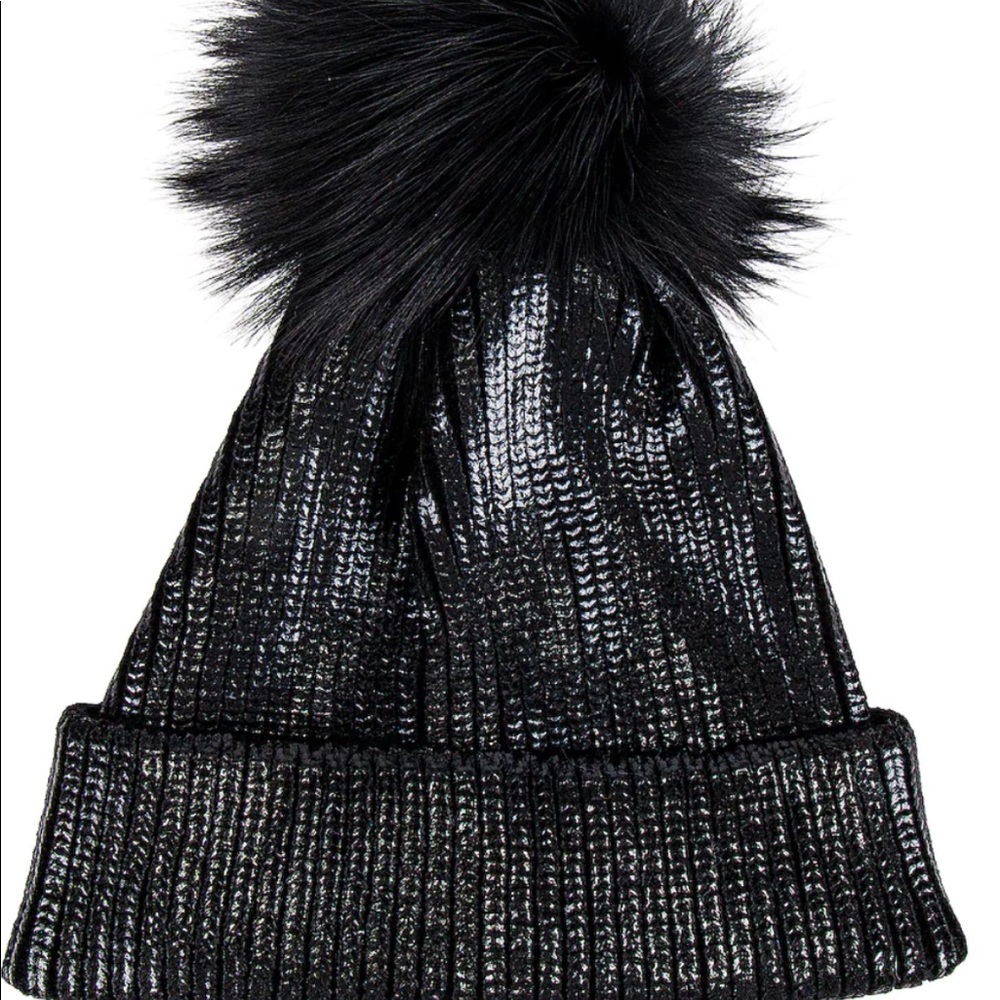 Adrienne Landau NWOT Metallic Hat